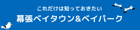 これだけは知っておきたい【ベイタウン＆ベイパーク】